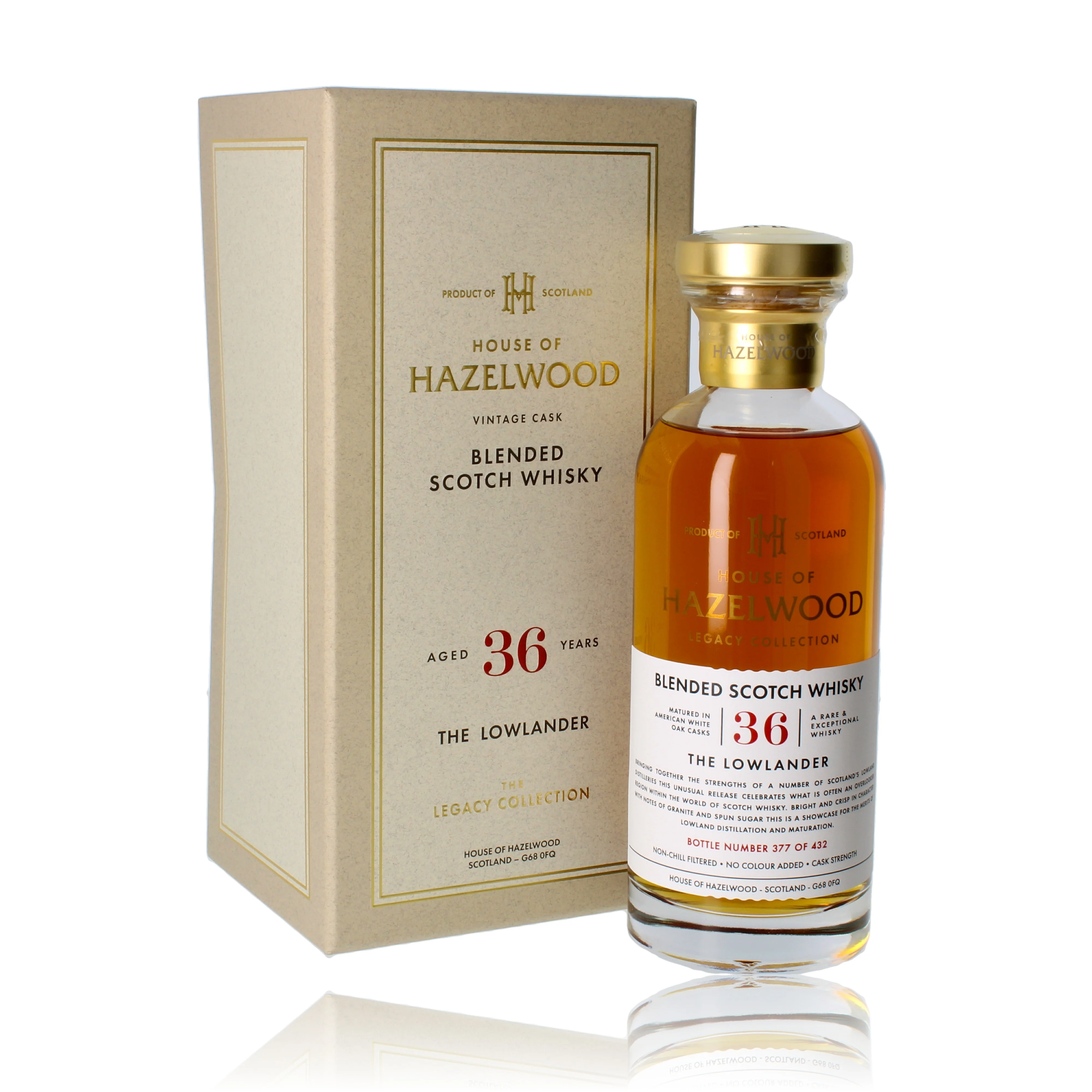House of Hazelwood 36 Jahre The Lowlander 0,7l, alc. 45,9 Vol.-%