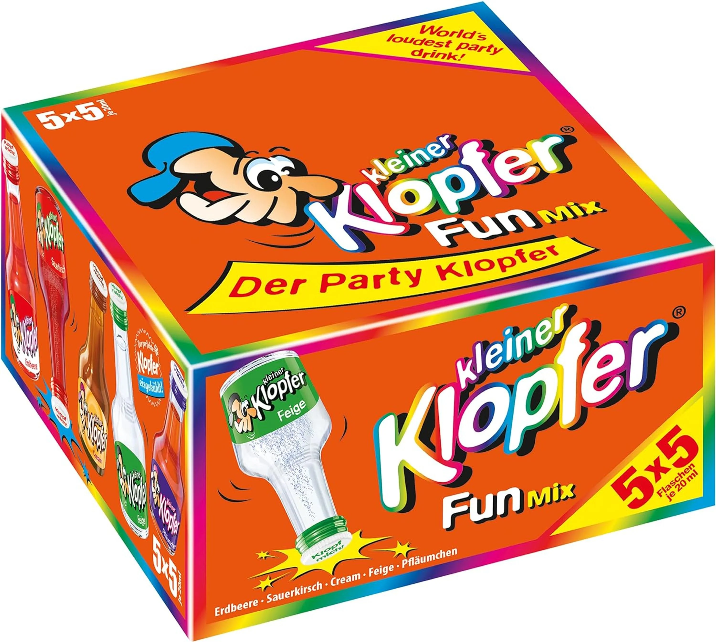 Kleiner Klopfer Fun Mix 25x20ml, 0,5l, alc. 15-17 Vol.-%