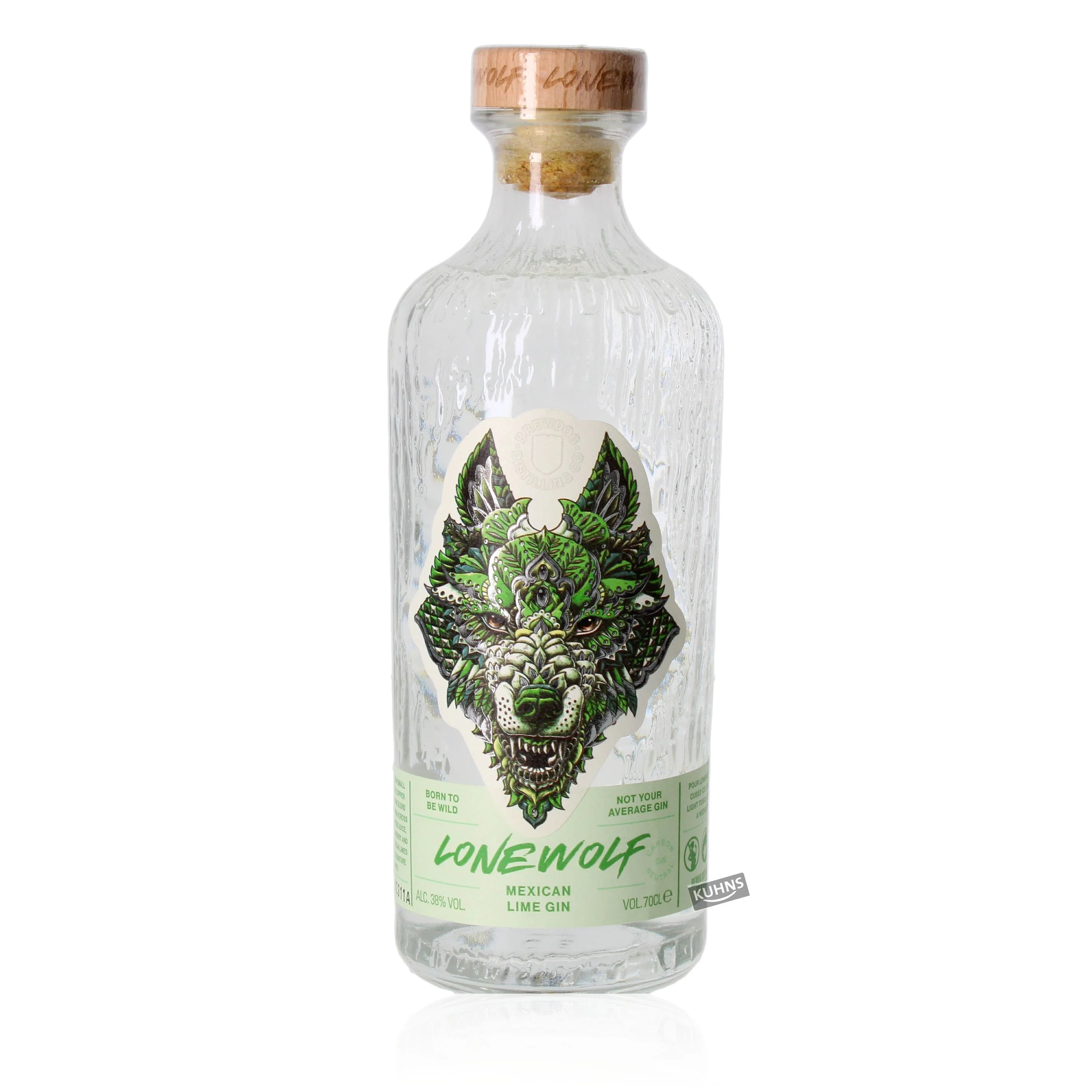 Lonewolf Mexican Lime Gin 0,7l, alc. 38 Vol.-%