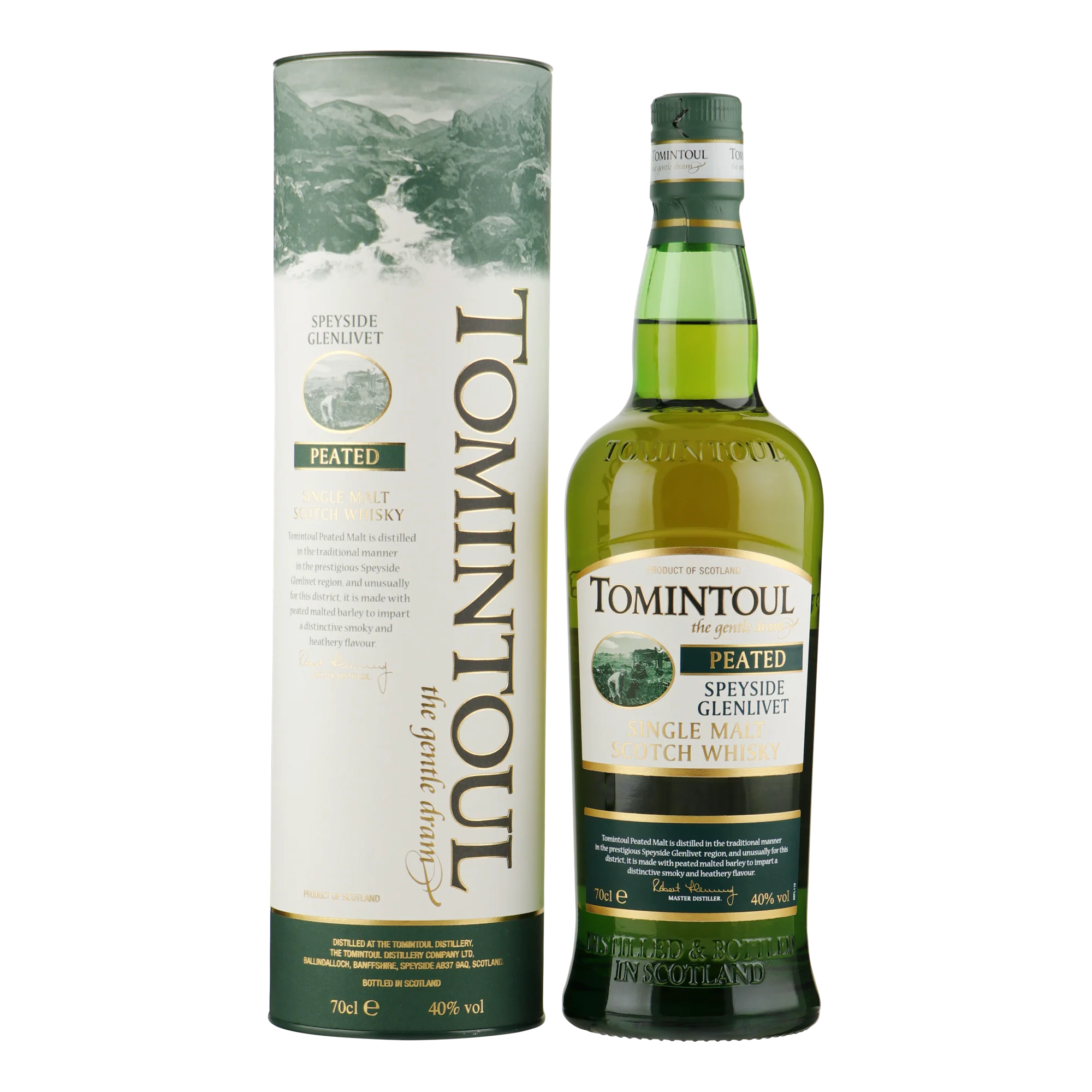 Tomintoul Peated 0,7l, alc. 40 Vol.-%