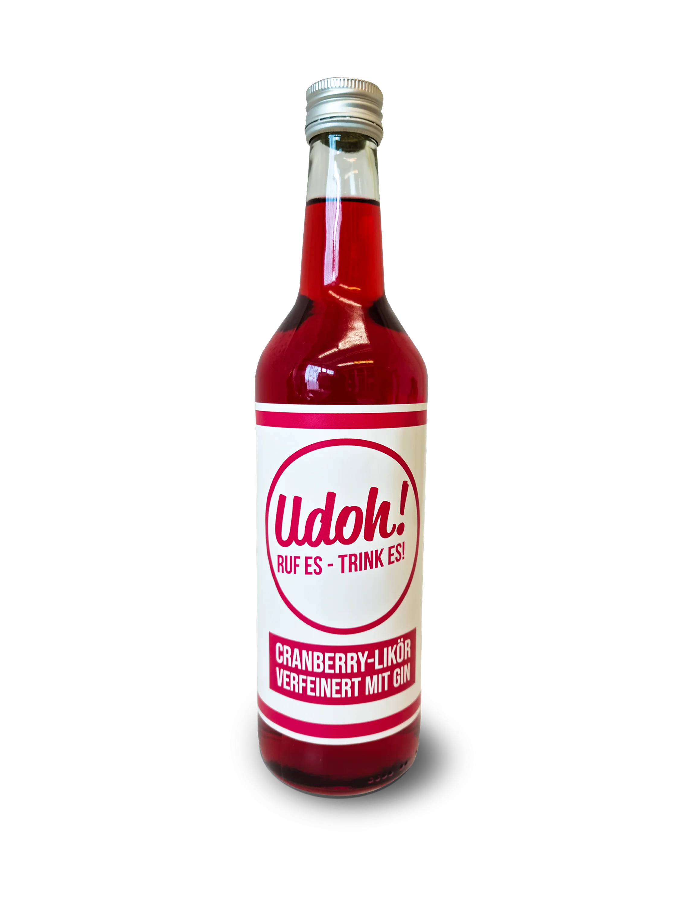 UDOH´S Likör 0,5l, alc. 17 Vol.-% Cranberry-Gin-Likör